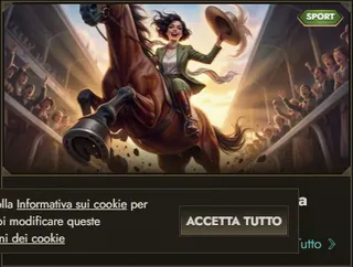 Ricarica corse di cavalli 50pct fino a eur50